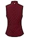 Doublju Quilted Padding Zip-Up Vest With Pockets (Plus size available)