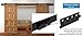 National Hardware N186-960 Decorative Interior Sliding Door Hardware, Oil Rubbed Bronze