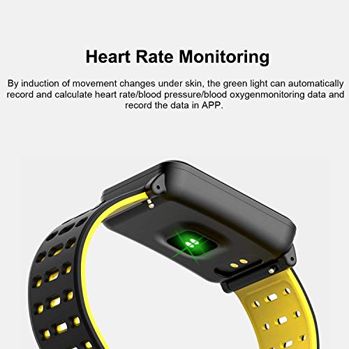 GBD Fitness Tracker HR,Smart Watch IP67 Waterproof Activity Tracker with Heart Rate Monitor,Sleep Monitor,Pedometer,Blood Pressure Smartwatch Men Dad Women Teens Him Valentines Day Birthday Gifts
