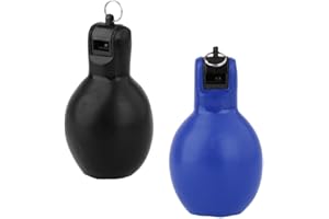 Hand Squeeze Whistles, Wanfoou 2Pcs Outdoor Safety Whistle, Portable Squeeze Whistle, Manual Sports Trainer Whistles, Coaches