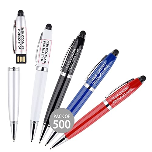 Paintechz Custom Pen USB Flash Drives 500 Pack