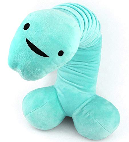 I Heart Guts Penis Neck Pillow with Foreskin Pocket – Support Penis with Blue Balls