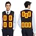 FERNIDA Unisex Electric Heated Vest Lightweight Size Adjustable Insulated Thermal Heating Vest Jacket(Battery Included)