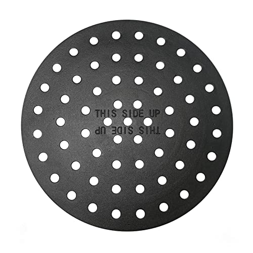 Quantfire 17" Cast Iron Bottom Fire Grate, BBQ High Heat Charcoal Plate