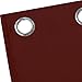 Yakamok Blackout Curtains for Bedroom, Thermal Insulated Blackout Window Curtains with Grommet Top for Living Room- Burgundy Red- 52W x 84L -2 Panels