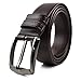 Mens Leather Dress Belt With Removable Buckle & 1.4