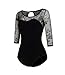 Limiles Adult Ballet 3/4 Sleeve Lace Back Leotard