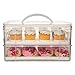 Snapware Snap 'N Stack 2-Layer Cookie, Cake, Cupcake and Brownie Storage Carrier (BPA Free Plastic, Holds Up to a Quarter-Sheet Cake)