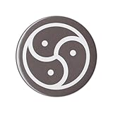 3" Button Magnet - Altered Fetish Symbol, BDSM, S&M