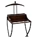 Urban Designs Wood & Metal Clothes Butler Valet Stand