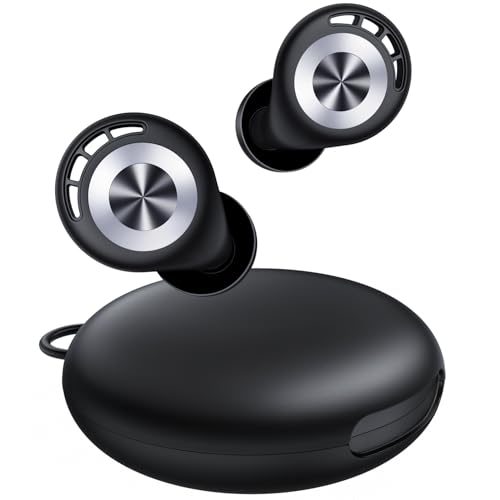 Ear Plugs for Sleeping Noise Cancelling 50dB Concert Earplugs for Noise Reduction Reusable Soft Silicone Ear Plugs for Snoring Shooting Work Motorcycle Airplane Musician with 7 Eartips Case Black