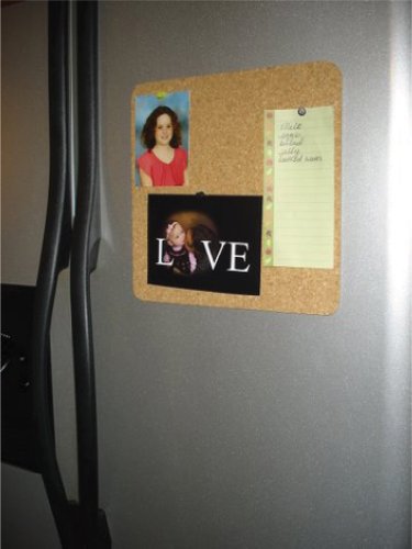 Cork Nature 11 x 11 x .312 Inches Functional Cork Board/Tile with Radiused Corners (890504)