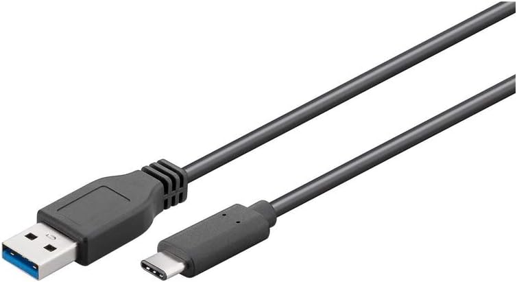 Goobay 67999 USB-C to USB A 3.0 Cable, Black, 0.5 m Length, 0.5 Meter