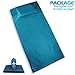 DIMPLES EXCEL Sleeping Bag Liner Travel Camping Sheet (Zipper Version)