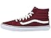 Vans Sk8 Hi Slim Skate Shoe, Windsor Wine (9.5 US Men's/11 US Women's)