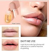 HQDA 2 Pcs Lip Plumper Set Natural Gloss Serum Kit Fuller Hydrated Beauty Lips view 6