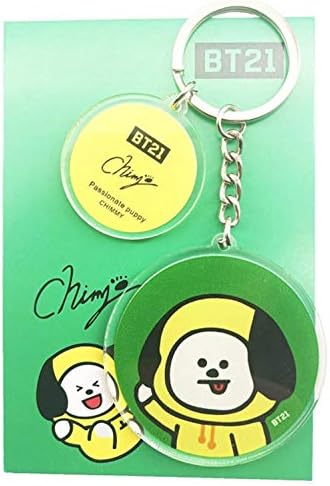 aixingwuzi READY STOCK BT21 BTS Bangtan Boys Key Chain BT21 Acrylic Key Chain for girl( H04)