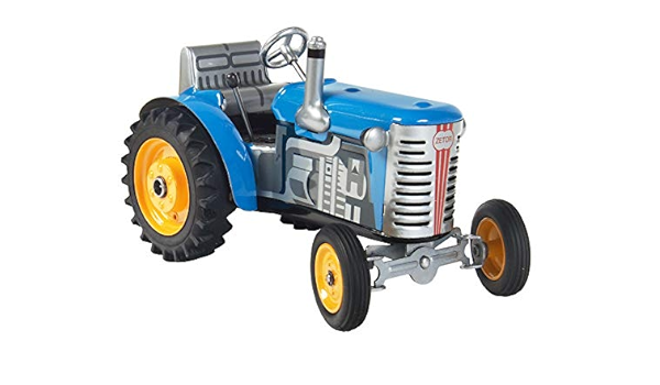 KOVAP Zetor Tractor con llantas metálicas, color azul ...