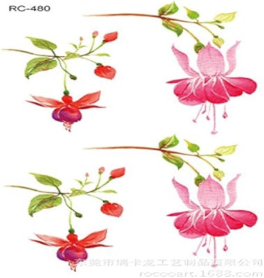 3pcs Imperméable Couleur Autocollant De Tatouage