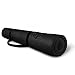 Jiva Yoga 1/4 Inch Thick Memory Foam Non-Slip Yoga Mats with Carrying Strap and Bag - Black Lava