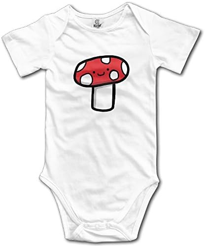 Yld Cute Mushroom Baby Classical Short Sleeve T Shirt Infant Playsuit Outfits Onesie Bodysuit Rompers Climbing Clothes