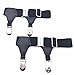 Lady Seven 2pcs Sexy Double Clip Thick Thin Women Men Sock Garter