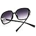 HuntGold 1X Lady Girl Popular Retro Carving Rose Flower Design Eyewear Glasses Sunglasses(bright black)