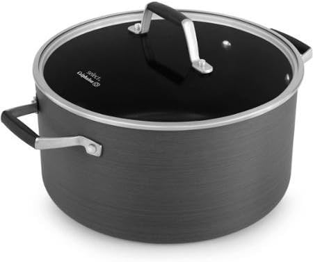 Amazon Com Select By Calphalon Hard Anodized Nonstick 7 Quart Dutch Oven With Cover Kitchen Dining