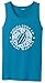 Koloa Surf(tm) Hawaiian Honu Turtle Logo Tank Top-NeonBlue/w-XL