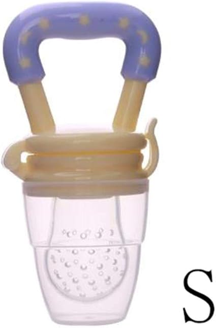 Amazon Co Jp ベビーフードフィーダー おしゃぶり 安全弾性ロック フルーツおしゃぶり 赤ちゃんの歯が生える噛む おしゃぶり 赤ちゃん の口 ダストカバーカバー Bpaなし 歯茎をなだめる 0 3歳 安全弾性ロック 一度販売3 Purple S ホーム キッチン