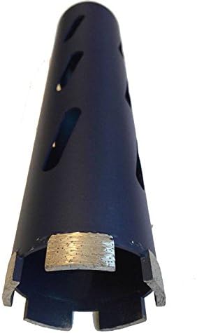 2-1/2-Inch Laser Welded Dry Diamond Core Drill Bit Hole Saw for Concrete and Asphalt, 2-1/2" Diameter x 11" Length