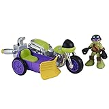 Teenage Mutant Ninja Turtles Pre-Cool Half Shell Heroes Motorcyle and Sidecar with Donatello Vehicle and Figure