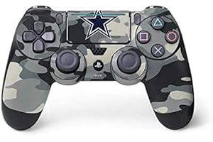 Skinit Decal Gaming Skin Compatible with PS4 Pro/Slim Controller - Officially Licensed NFL Dallas Cowboys Camo Design