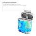 Skin Decals for Apple AirPods - Electrify Ice Blue - Sticker Wrap Fits 1st and 2nd Generation