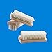 OUNONA Multi-use Clothes Shoes Shine Brush,Soft Nylon Bristles Laundry Cleaning Brush with Wooden Handle for Down Jackets and Coats (White)
