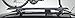 Rola 59404 Dart 1-Bike Rooftop Rack Bike Carrier with Fork Style Mount
