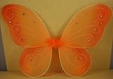 Orange Butterfly Fairy Costume Wings 17
