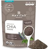 Navitas Organics Chia Seeds, 16 oz. Bag, 38 Servings — Organic, Non-GMO, Gluten-Free