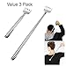 Value 3 Pack Stainless Steel Back Scratcher with Telescoping Handle and Pocket Clip