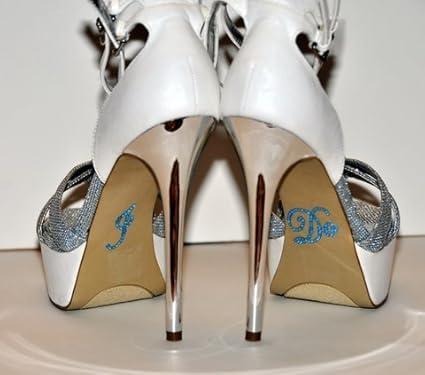 baby blue bridal shoes