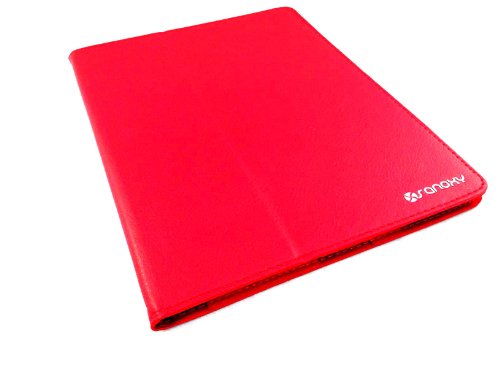 Sanoxy Slim Folio Folder PU Leather Stand Case for iPad 2/3/4 /ipad 2nd Generation, Red (SANOXY-Folio-IPACS-RD)