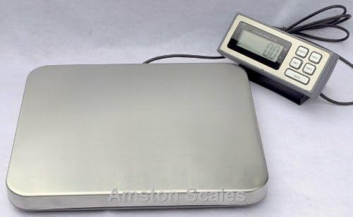 400 LB x 0.1 LB Digital Postal Postage Shipping Scale Stainless Steel Platform USPS UPS FEDEX by Amston Scales