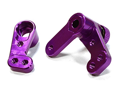 Integy RC Model Hop-ups C26190PURPLE Billet Machined Steering Bell Crank Set for HPI 1/10 Sprint 2 On-Road