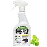 HARRIS Peppermint Oil Rodent Repellent Spray, Humane Mouse Trap Substitute, 20oz