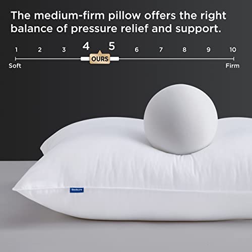Bedsure Pillows Standard Size Set of 2, Bed Pillows for Sleeping Hotel