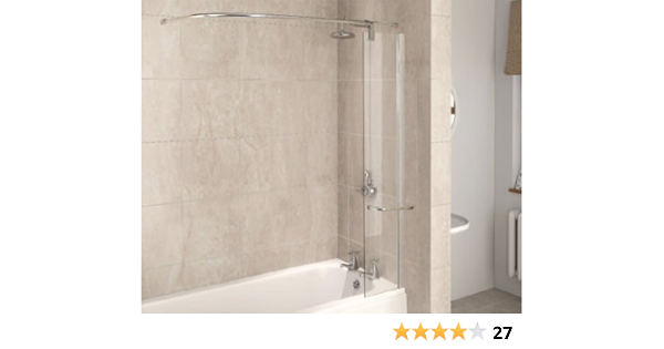 Aqualux 1160078 - Mampara de ducha (tamaño: 1500x300mm ...