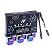 Whiskey Stones Gift Set by Niviux - Stainless Steel Reusable Ice Cubes for Bourbon, Whisky, Scotch and Wine - Accessories for Bars and Enthusiasts - Freezable Core for Extended Chill - Iridescent