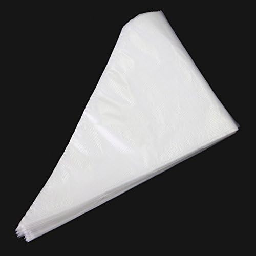 EC2BUY 100pcs 13 Inch Disposable Icing Cake Pastry Tip Cupcake Decorating Bags Tool for Baking Supplies
