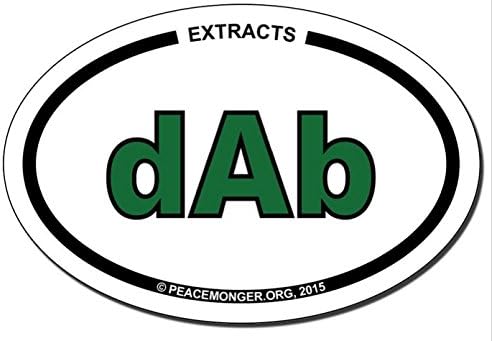 DAB Oval ID Bumper Sticker