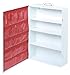Durham 535-43 White Cold-Rolled Steel 11FX Industrial Empty First Aid Cabinet, 15